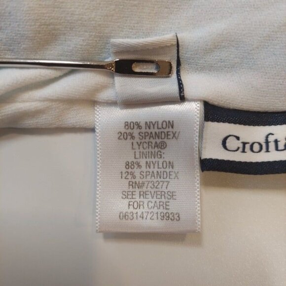 CROFT & BARROW Tankini Womens 10D Underwire colorful Top Only Swim Pool Beach - Picture 10 of 12